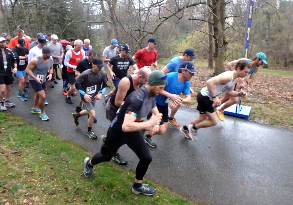 Race Start 2023 Tyler Arboretum 10K Trail Run